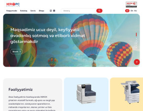 XeroPC.az | Вебсайт компании «XEROPC», официального Премьер-партнера Xerox в Азербайджане